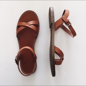 Madewell Crisscross Boardwalk Sandals